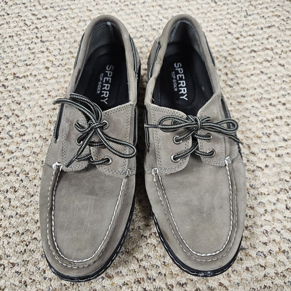 Sperry Other - Sperry Billfish 3-Eye Boat Shoe Men's Size 11.5 Black Gray 1048826 Top-Sider